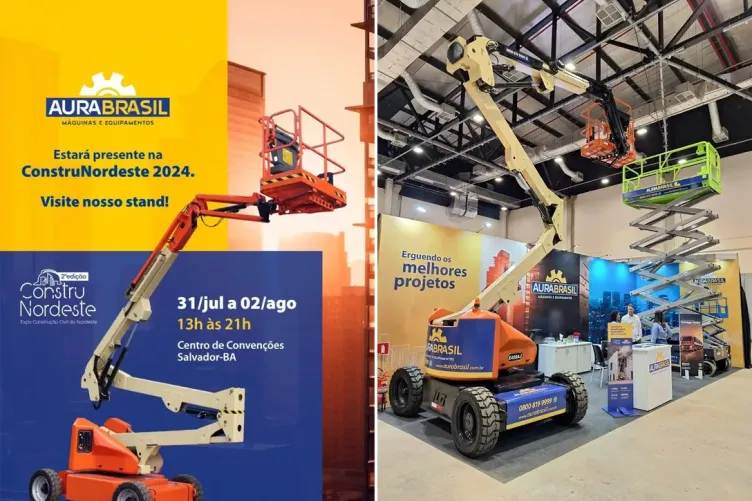 Imagem do artigo: AuraBrasil, líder de aluguel de plataformas aéreas, quer aumentar participação no segmento da construção civil